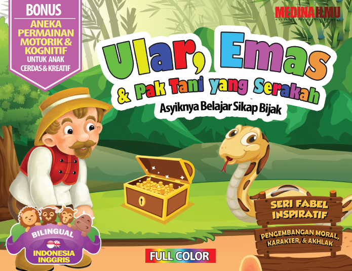 Ular Emas dan Pak Tani yang Serakah